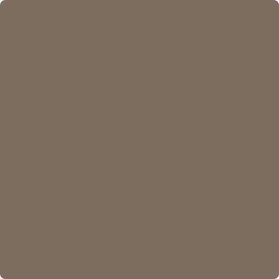 Benjamin Moore's paint color HC-69 Whitall Brown from Cincinnati Color Company.