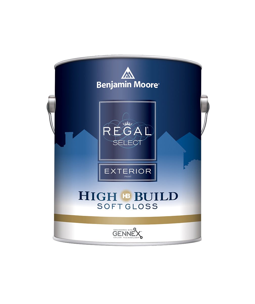 Benjamin Moore Regal Select Soft Gloss Exterior Paint Gallon, available at Cincinnati Colors.