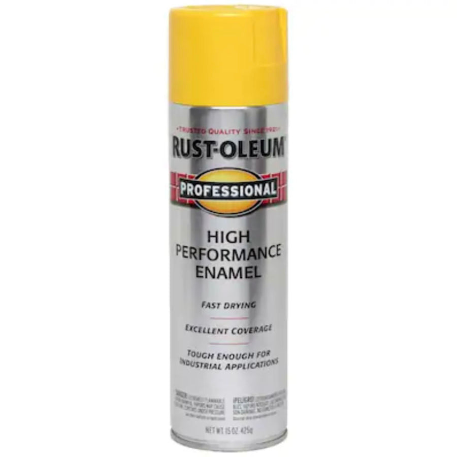 Rustoleum Yellow Spray Paint, available at Cincinnati Colors.